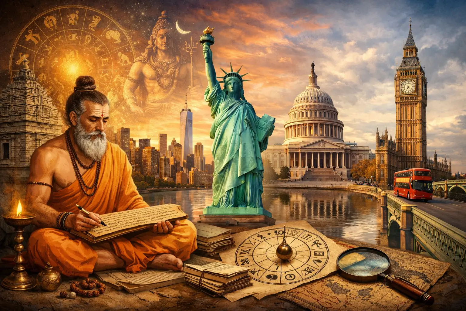 Nadi Astrology in United States | England | Washington | NewYork